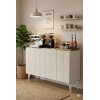 Console Lipa 120 - White, Travertine White
Travertine