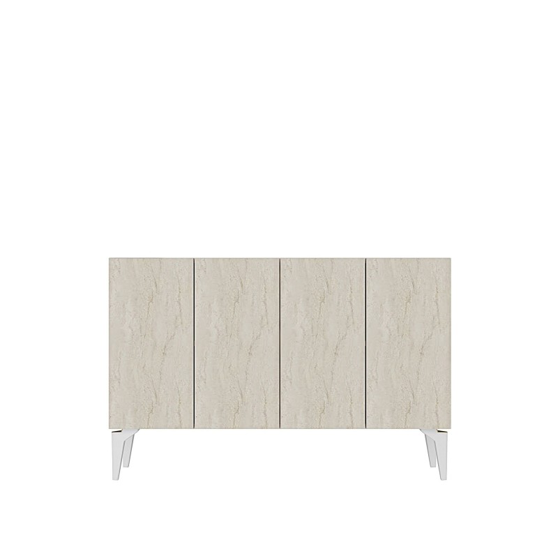 Console Lipa 120 - White, Travertine White
Travertine