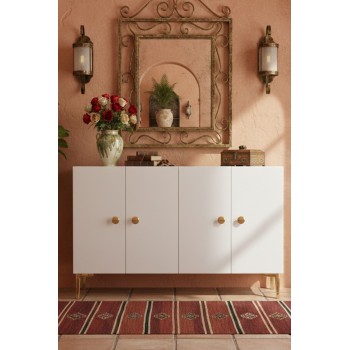 Console Simple 120 - White White