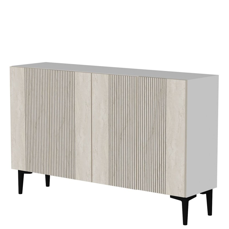 Console Corsa 120 - White, Travertine White
Travertine