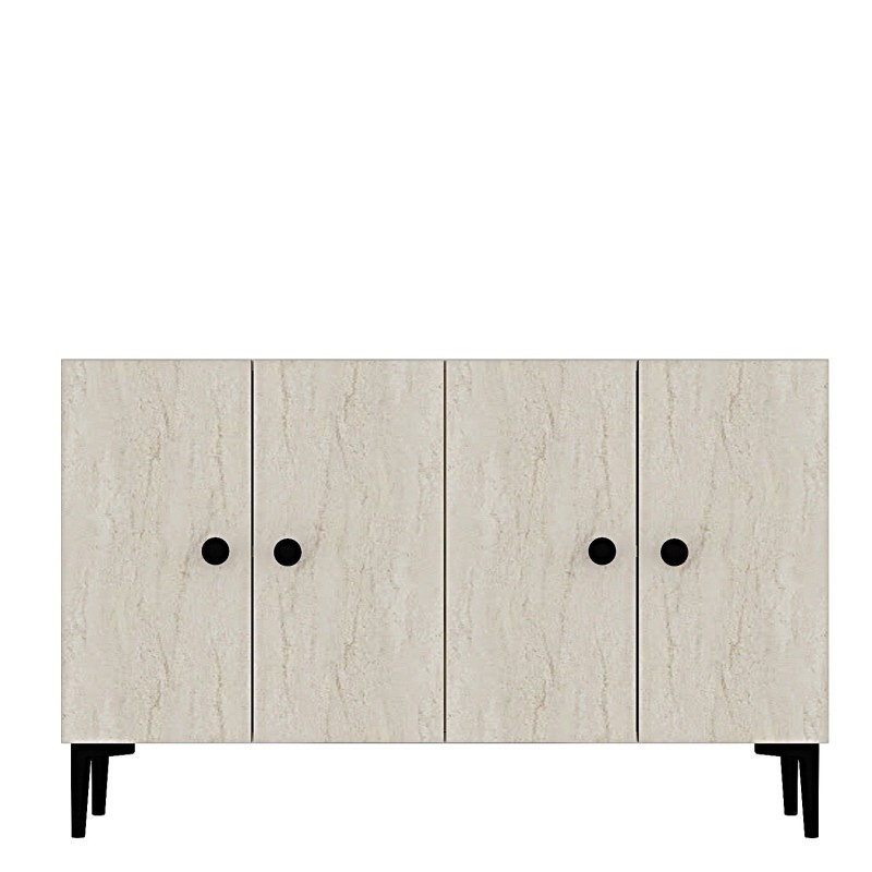 Console Pella 120 - White, Travertine White
Travertine