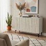 Console Zeynep 120 - White, Travertine White
Travertine