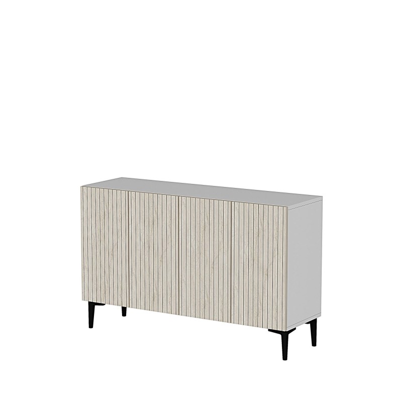 Console Zeynep 120 - White, Travertine White
Travertine