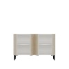 Console Zeynep 120 - White, Travertine White
Travertine
