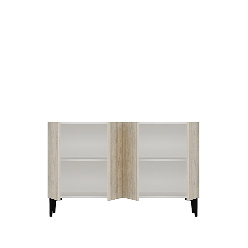 Console Zeynep 120 - White, Travertine White
Travertine