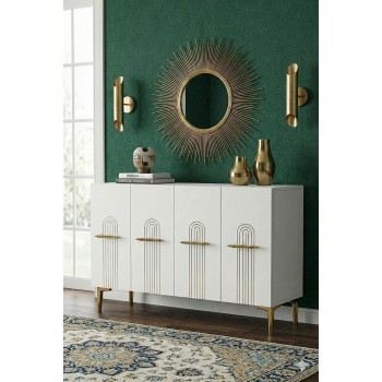 Console Ida 120 - White, Gold White
Gold