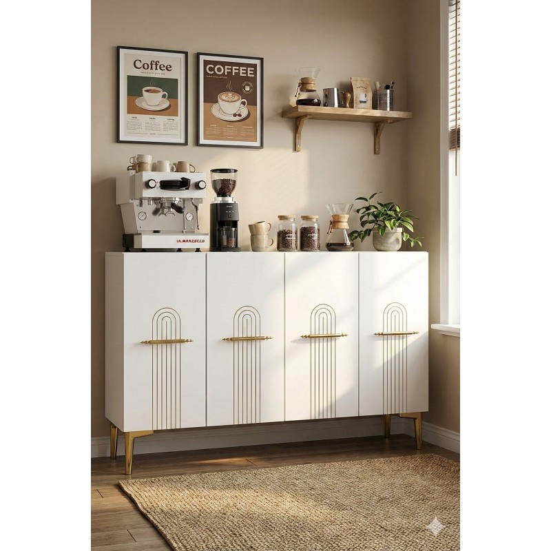 Console Ida 120 - White, Gold White
Gold