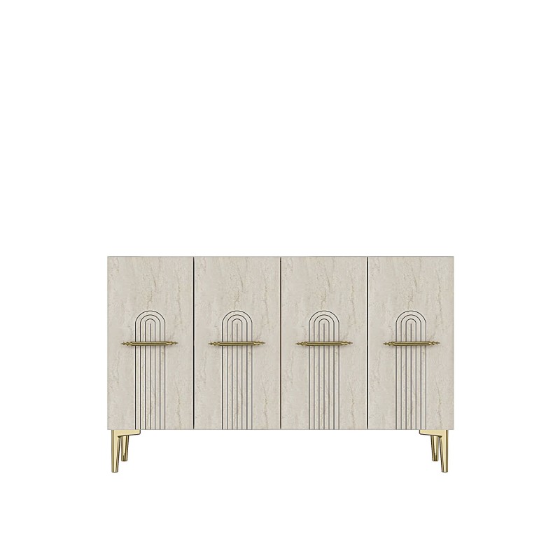 Console Ida 120 - White, Travertine, Gold White
Travertine
Gold