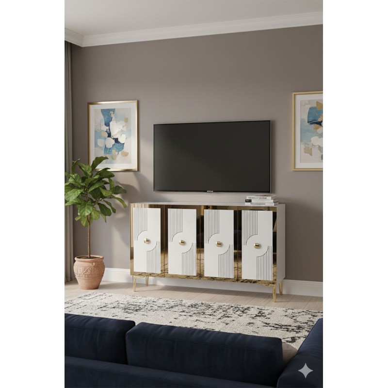 Console Pega 120 - White, Gold White
Gold