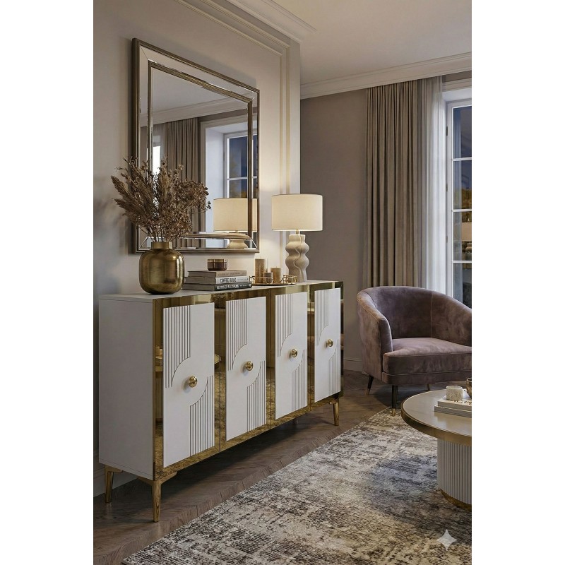 Console Pega 120 - White, Gold White
Gold