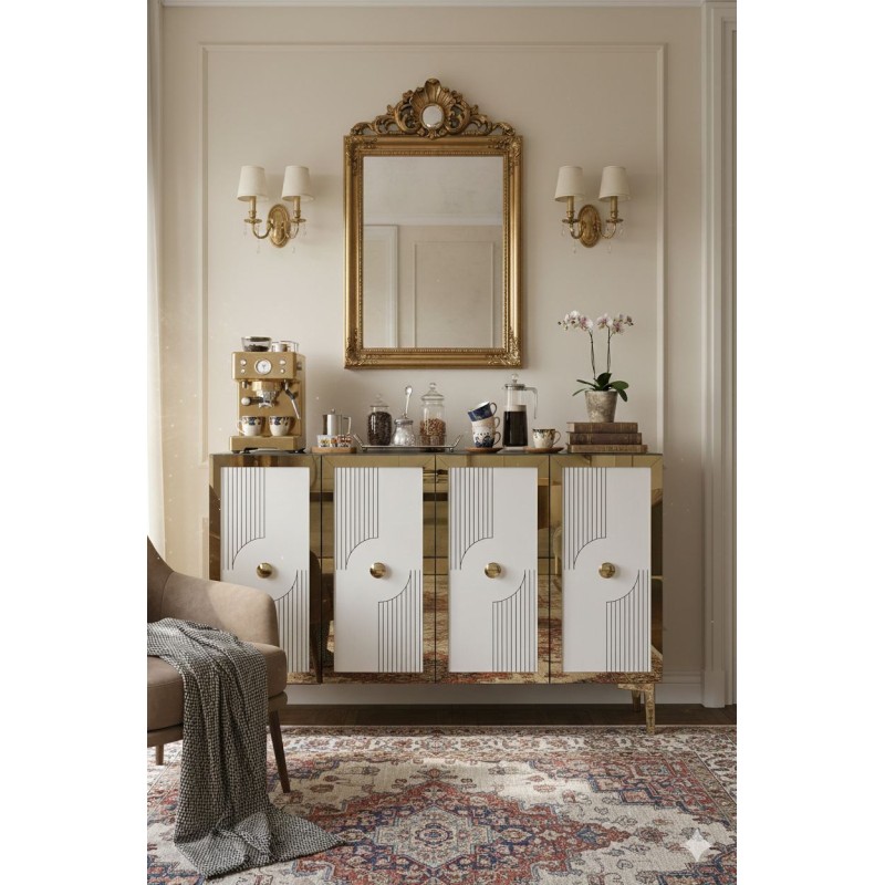 Console Pega 120 - White, Gold White
Gold