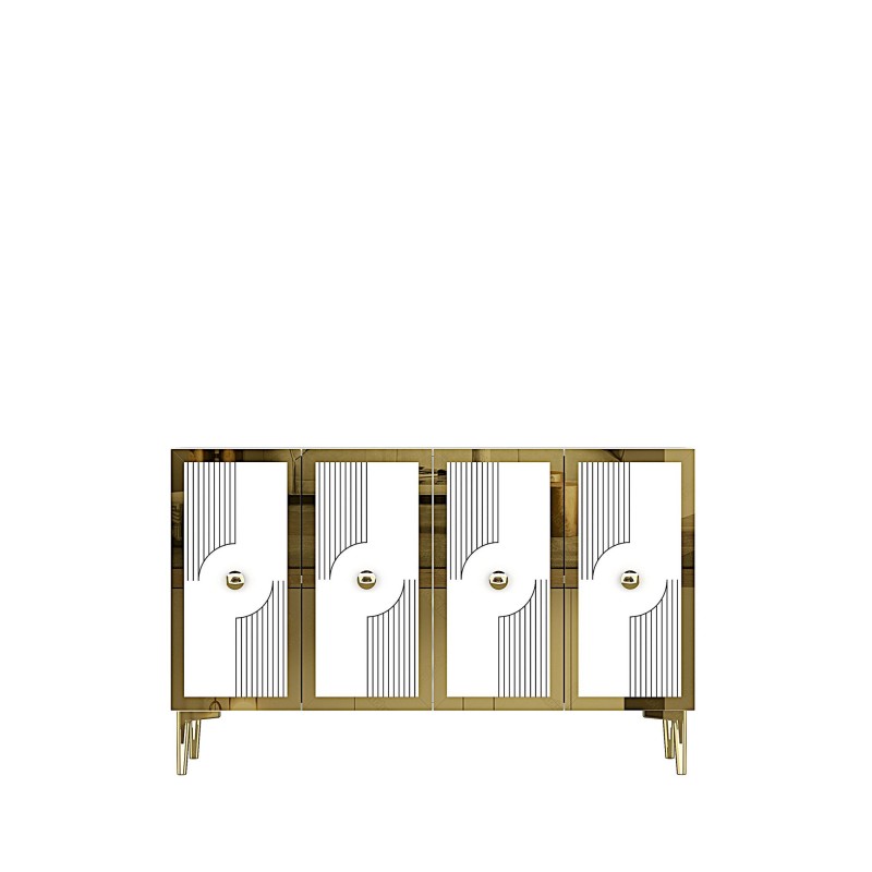 Console Pega 120 - White, Gold White
Gold