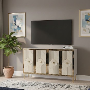 Console Pega 120 - White, Travertine, Gold White
Travertine
Gold