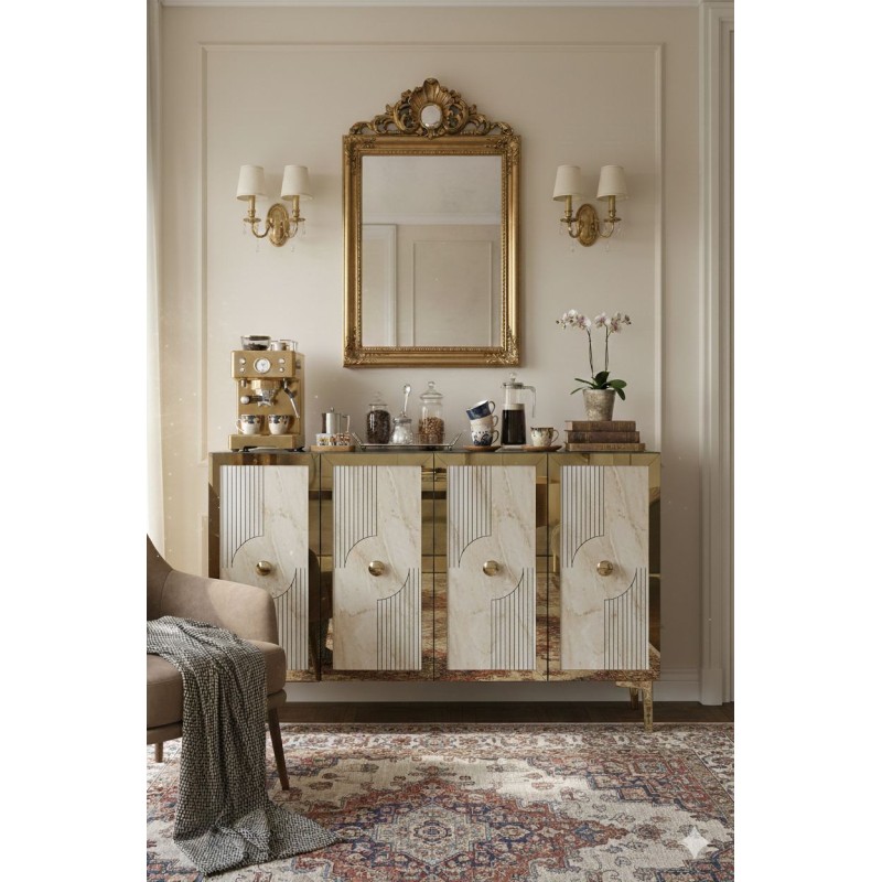 Console Pega 120 - White, Travertine, Gold White
Travertine
Gold