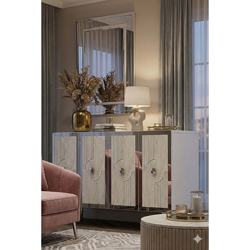 Console Pega 120 - White, Travertine, Silver White
Travertine
Silver