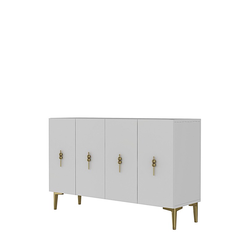 Console Salkım 120 - White, Gold White
Gold