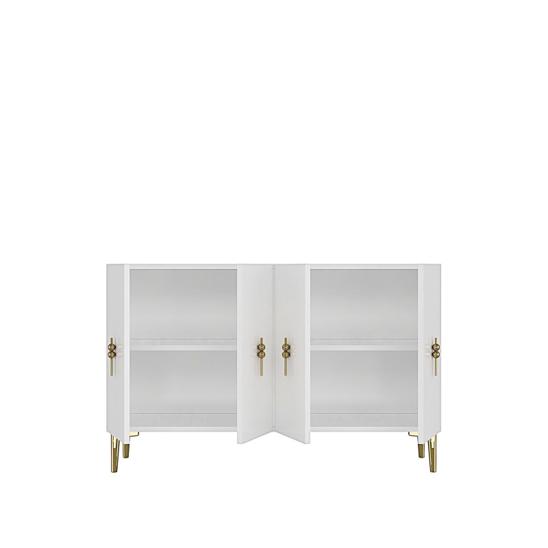 Console Salkım 120 - White, Gold White
Gold