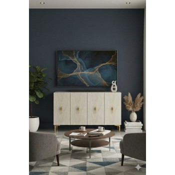 Console Salkım 120 - White, Travertine, Gold White
Travertine
Gold