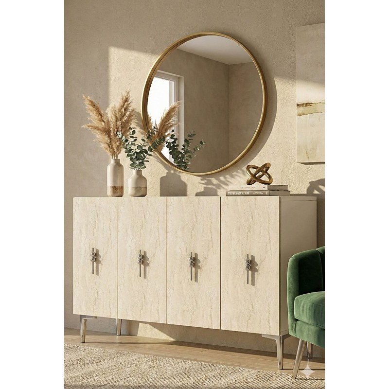 Console Salkım 120 - White, Travertine, Silver White
Travertine
Silver