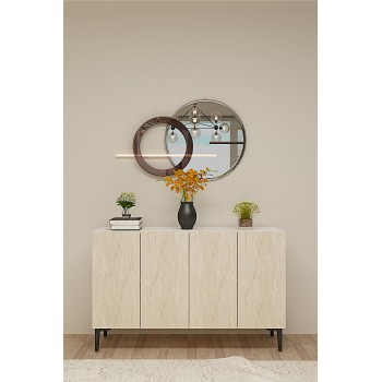 Console Aplos 120 - White, Travertine White
Travertine