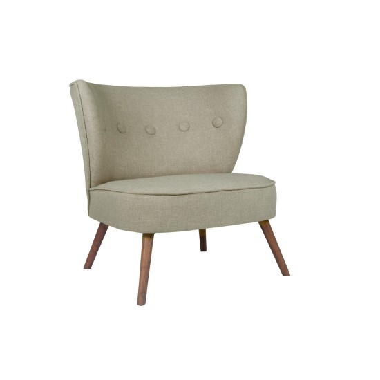 Wing Chair Bienville - Grey Grey Wing Chair Bienville - Grey Grey