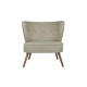 Wing Chair Bienville - Grey Grey Wing Chair Bienville - Grey Grey