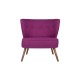 Wing Chair Bienville - Purple Purple Wing Chair Bienville - Purple Purple