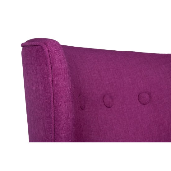 Wing Chair Bienville - Purple Purple Wing Chair Bienville - Purple Purple