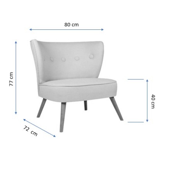 Wing Chair Bienville - Purple Purple Wing Chair Bienville - Purple Purple