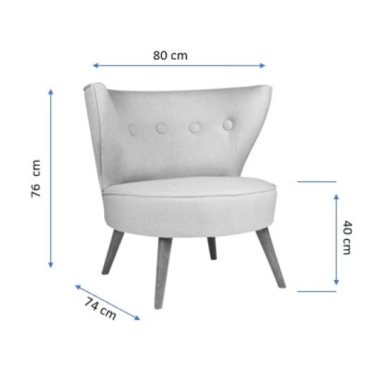 Wing Chair Riverhead - Indigo Blue Indigo Blue Wing Chair Riverhead - Indigo Blue Indigo Blue