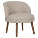 Wing Chair Nice - Cream Cream Atelier del Sofa Wing Chair Nice - Cream Cream