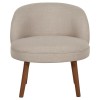Atelier del Sofa Wing Chair Nice - Cream Cream