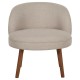 Wing Chair Nice - Cream Cream Atelier del Sofa Wing Chair Nice - Cream Cream