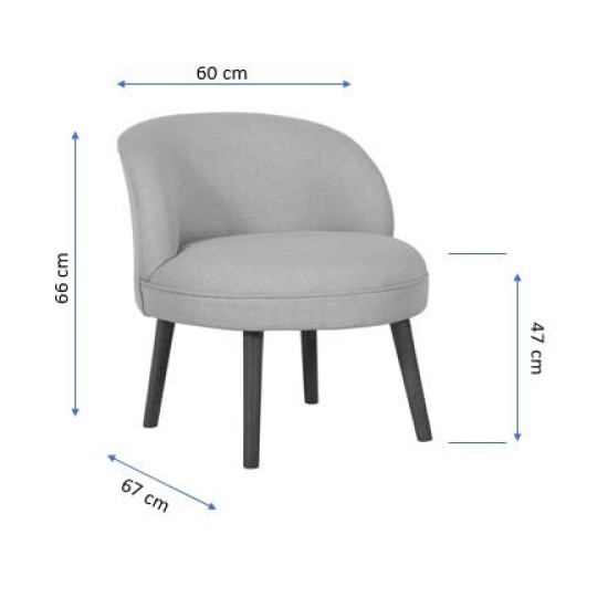 Wing Chair Nice - Cream Cream Atelier del Sofa Wing Chair Nice - Cream Cream