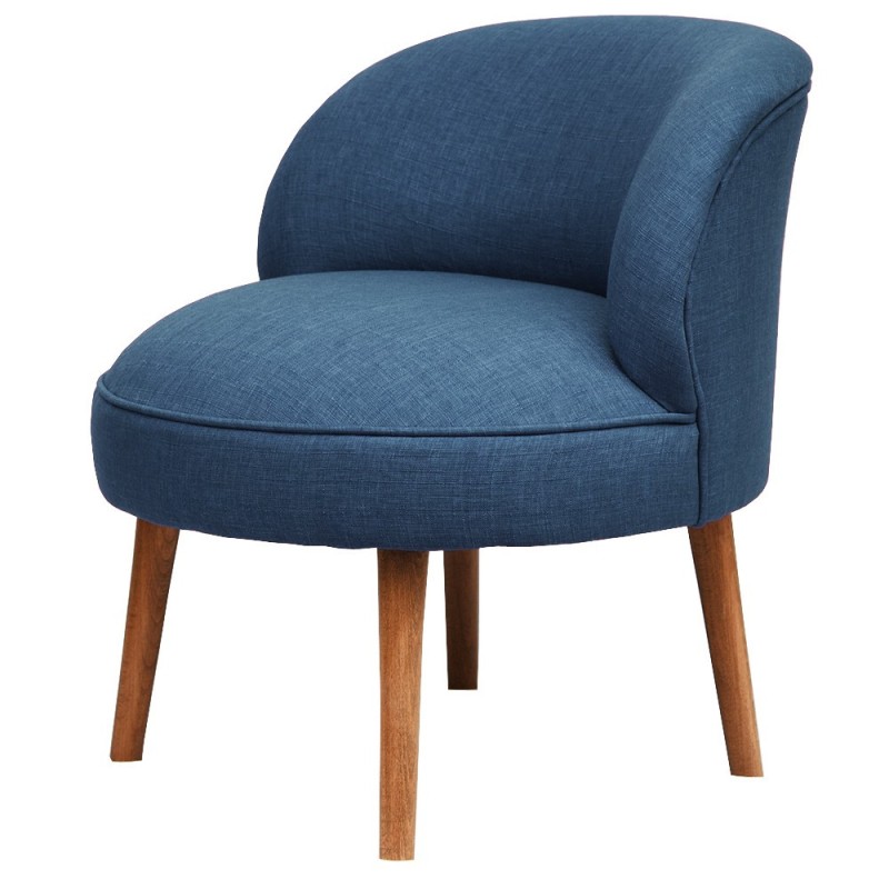 Wing Chair Nice - Saxe Blue Sax Blue