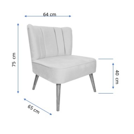 Wing Chair Moon River - Orange Orange Wing Chair Moon River - Orange Orange