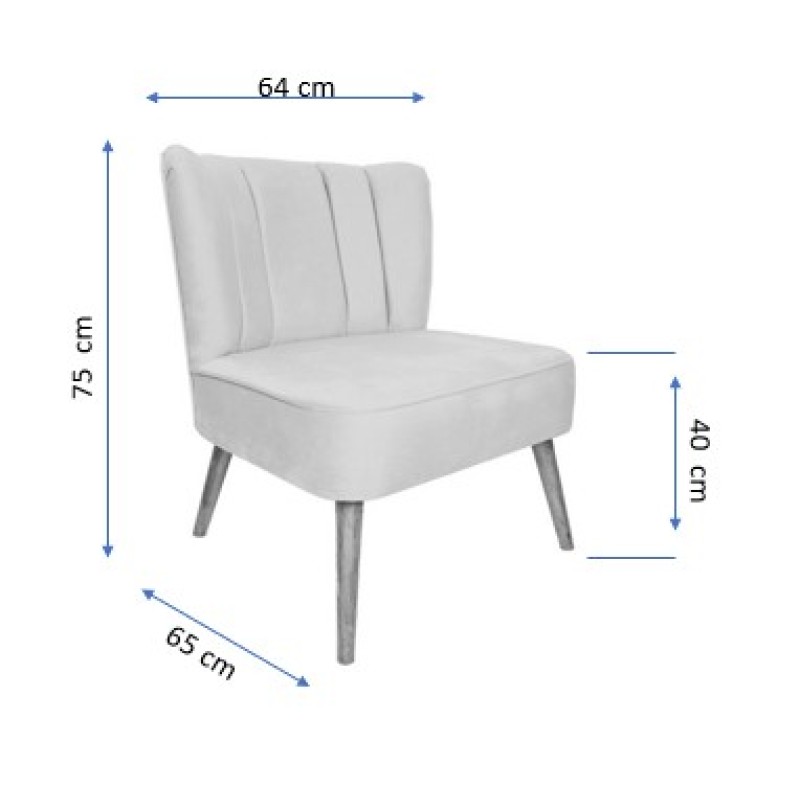 Wing Chair Moon River - Orange Orange