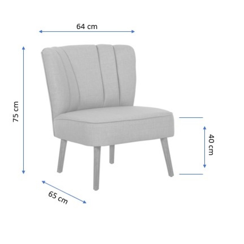 Wing Chair Monn Way - Tile Red Tile Red