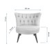 Wing Chair Richland - Petrol Green Petrol Green Wing Chair Richland - Petrol Green Petrol Green