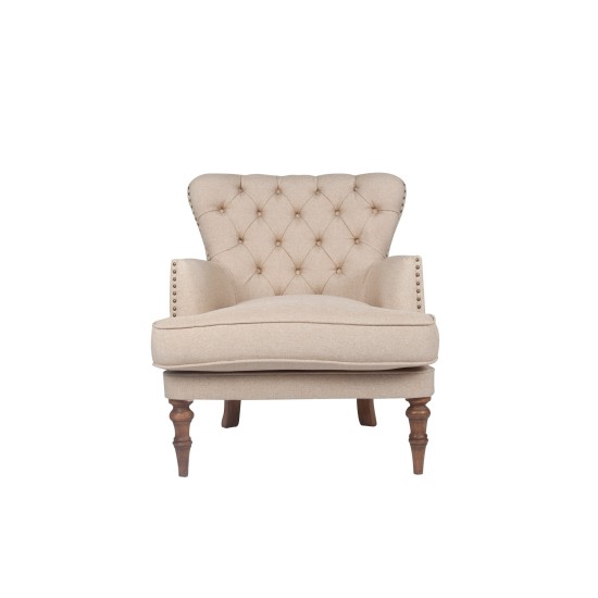 Wing Chair New London - Ecru Ecru Wing Chair New London - Ecru Ecru