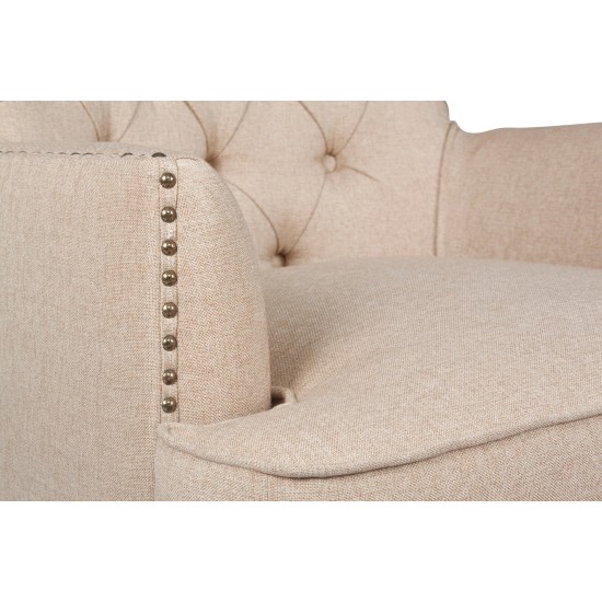 Wing Chair New London - Ecru Ecru Wing Chair New London - Ecru Ecru