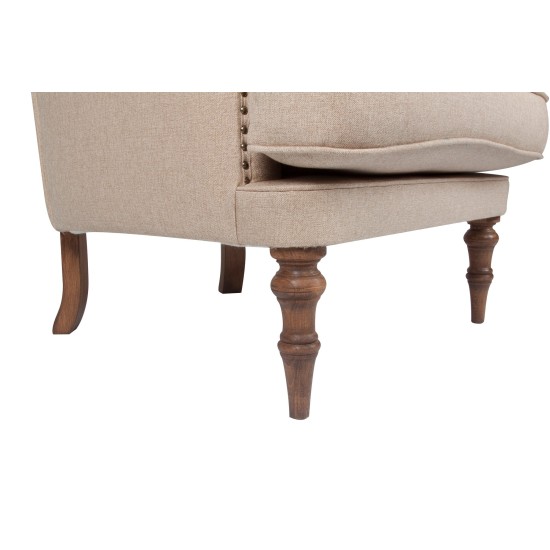 Wing Chair New London - Ecru Ecru Wing Chair New London - Ecru Ecru