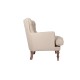 Wing Chair New London - Ecru Ecru Wing Chair New London - Ecru Ecru