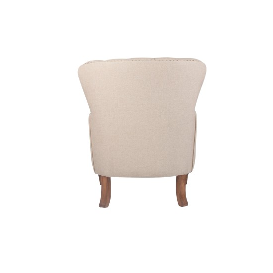 Wing Chair New London - Ecru Ecru Wing Chair New London - Ecru Ecru