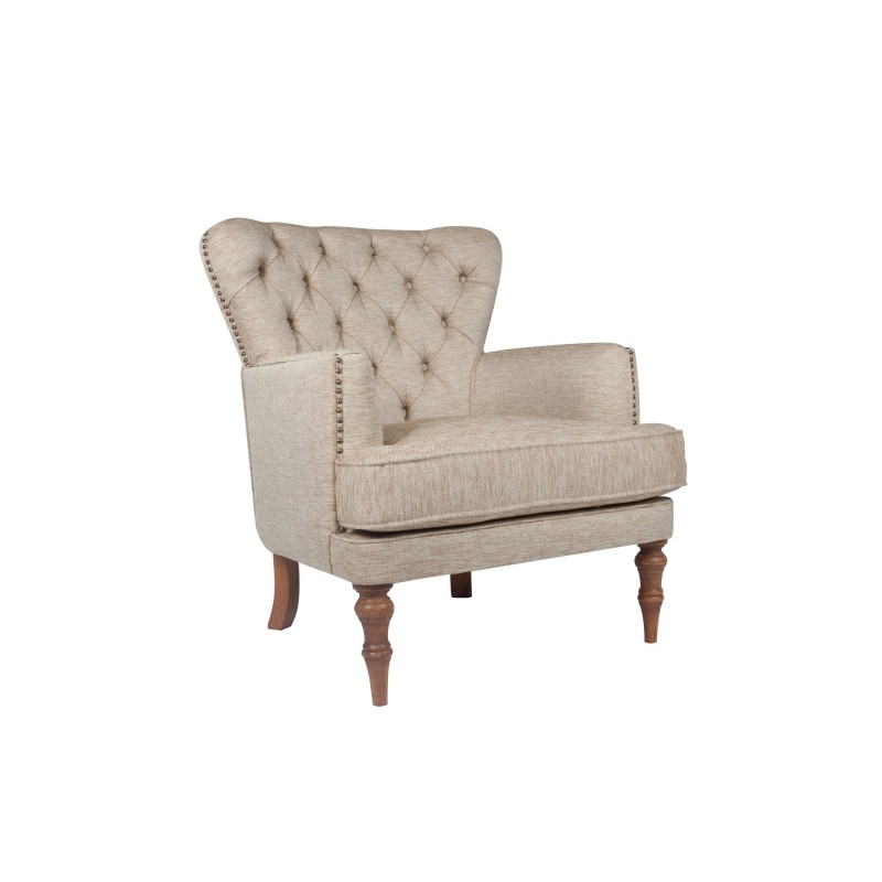 Wing Chair New London - Milky Brown Milky Brown