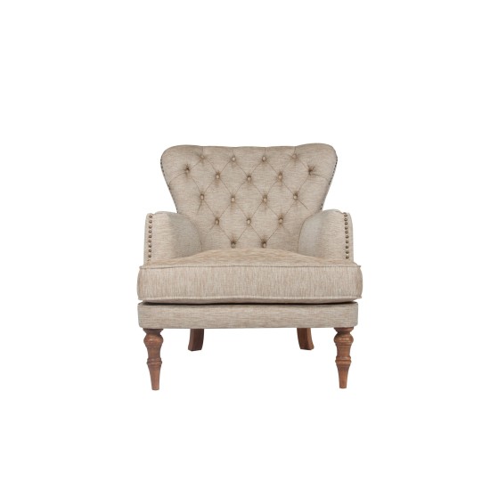 Wing Chair New London - Milky Brown Milky Brown Wing Chair New London - Milky Brown Milky Brown