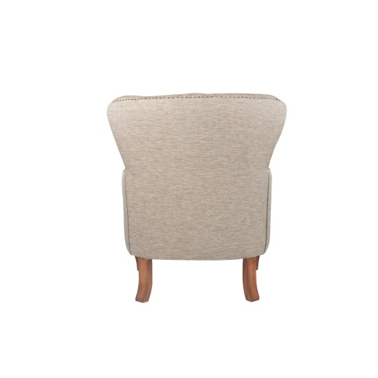 Wing Chair New London - Milky Brown Milky Brown Wing Chair New London - Milky Brown Milky Brown