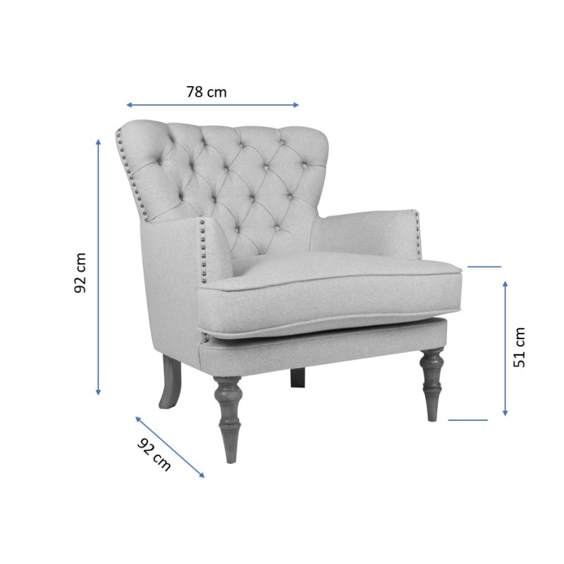 Wing Chair New London - Milky Brown Milky Brown