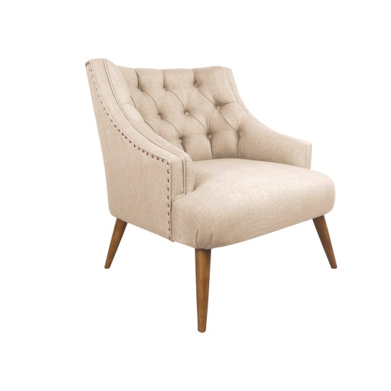 Wing Chair Lamont - Cream Cream Wing Chair Lamont - Cream Cream