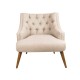 Wing Chair Lamont - Cream Cream Wing Chair Lamont - Cream Cream